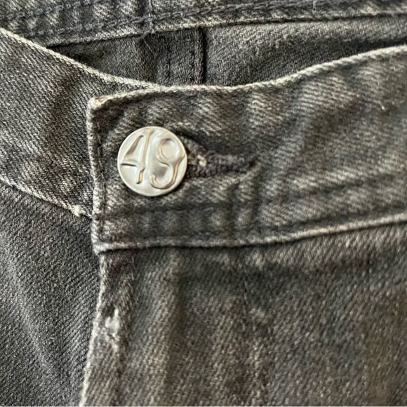 AG Tellis Deconstructed Modern Slim Fit Jeans with Stretch in Black Wash, 29 NWT - Picture 9 of 14